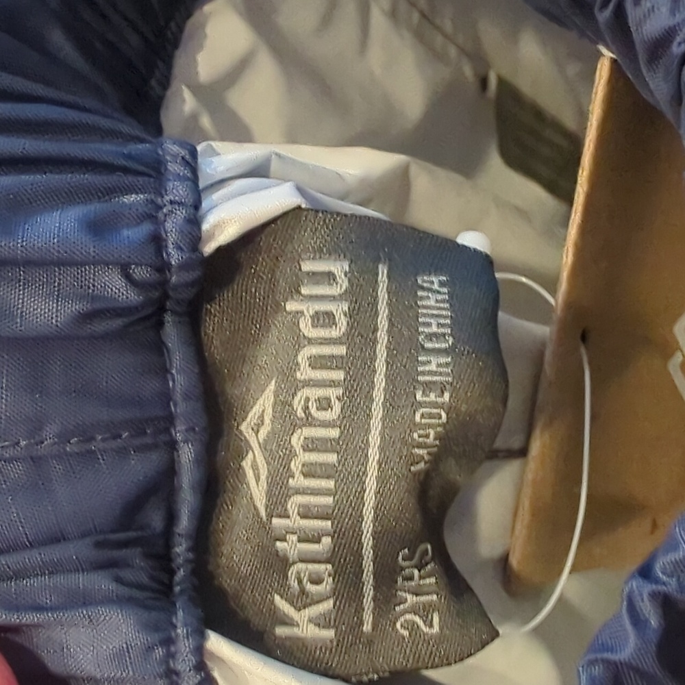 NWT Kathmandu Waterfall Waterproof Rain Pants In Navy Size 2T - Picture 8 of 8